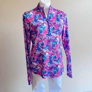 Jofit UV Long Sleeve Mock 1/4 Zip Pullover